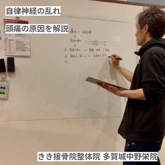 自律神経の乱れからくる頭痛｜多賀城で頭痛にお悩みの方へ